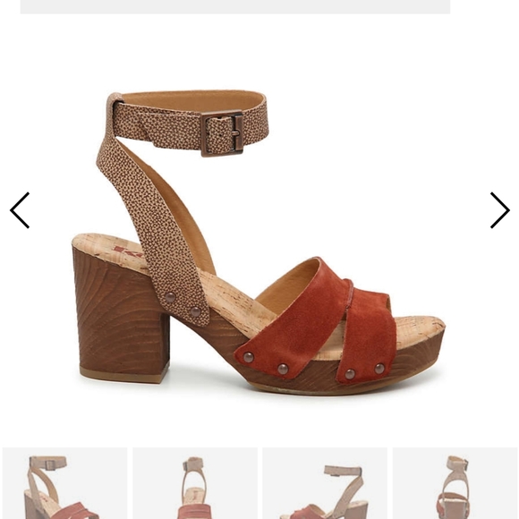 Kork-Ease Shoes - NEW Korks Mia Platform Sandal Rust & Tan Sz 6